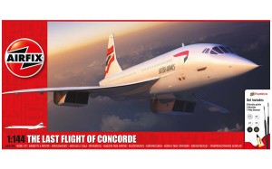 Gift Set - Concorde 1:144 z klejem, farbami i pędzlem, Airfix 50189, NA ZAMÓWIENIE