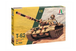 Czołg T-62 w 1:72 oznakowanie radzieckie i syryjskie, Italeri 7006