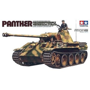 Czołg niemiecki średni PzKpfW V Panther Ausf A w 1:35, Tamiya 35065