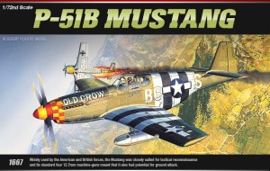 Myśliwiec P-51B Mustang 1:72, Academy 12464, NA ZAMÓWIENIE