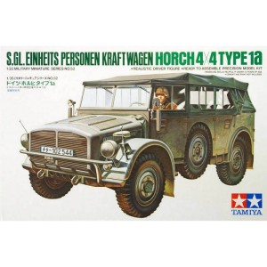 Samochód HORCH 4x4 TYPE 1A w skali 1:35, Tamiya 35052