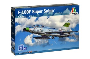 Samolot F-100F Super Sabre 1:72, Italeri 1398