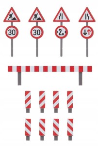 Oznakowania budowlane H0-1:87, Faller 180930