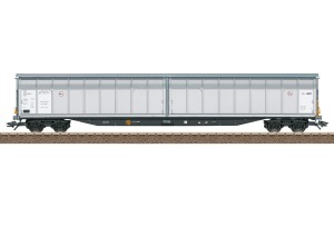 Wagon towarowy z przesuwnymi ścianami Hbbins H0-1:87 AAE wynajmowany przez PKP ep. V, Trix 24554