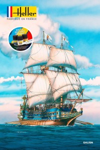 Starter Set Galion w 1:200 z klejem, farbami i pędzlem, Heller 56835, NA ZAMÓWIENIE