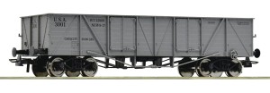 Wagon towarowy wysokoburtowy otwarty (typu US-Bauart) H0-1:87 USATC ep. II-III, Roco 76318, NA ZAMÓWIENIE