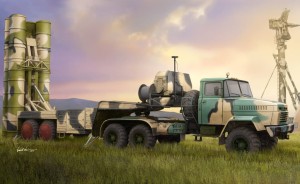 Ciężarówka KrAZ-260B z wyrzutnią rakiet typu 5P85TE TEL S-300PMU 1:35, Hobby Boss 85511, NA ZAMÓWIENIE