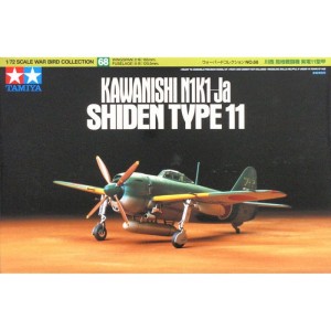 Japoński myśliwiec Kawanishi N1K1-Ja Shiden Type 11 w skali 1:72, Tamiya 60768