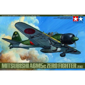 Japoński myśliwiec Mitsubishi A6M5c Zero Fighter (Zeke) w skali 1:48, Tamiya 61027
