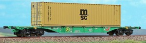 Wagon platforma Sgnss z kontenerem MSN H0-1:87 STLB ep. VI, ACME 40415