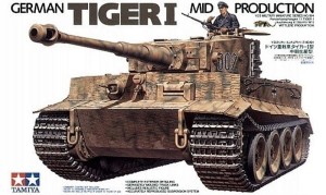 Czołg niemiecki ciężki Tiger I Ausf E 1:35 Mid Production, Tamiya 35194