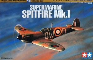 Myśliwiec Spitfire Mk.I skala 1:72, Tamiya 60748