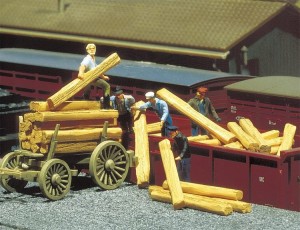 Drewniane podkłady torowe H0-1:87, Faller 180909