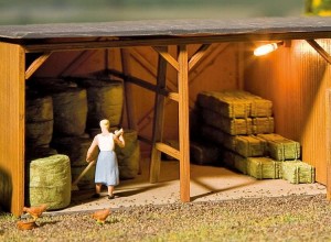 Baloty słomy, bele siana H0-1:87, Faller 180907