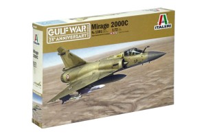 Francuski myśliwiec Mirage 2000C w skali 1:72 25 rocznica Wojny w Zatoce, Italeri 1381