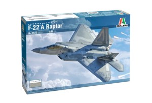 Myśliwiec F-22A Raptor 1:48, Italeri 2822
