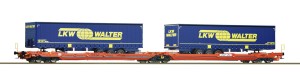 Wagon intermodalny Sdggmrs 738/T3000e H0-1:87 Wascosa ep. VI, Roco 77393, NA ZAMÓWIENIE