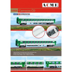 Wagon osobowy 2. kl. typ Z H0-1:87 ČD ep. V, ACME 52926, NA ZAMÓWIENIE