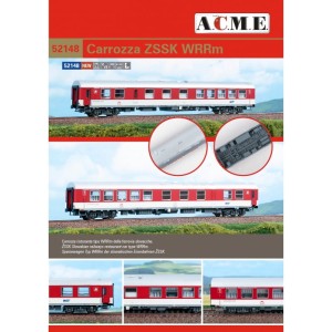 Wagon 4-osiowy restauracyjny Typ WRRm ZSSK ep. V-VI H0-1:87, ACME 52148, NA ZAMÓWIENIE 