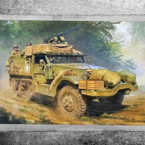 U.S. M3A1 Half-Track w 1:72, Forces of Valor 873007A