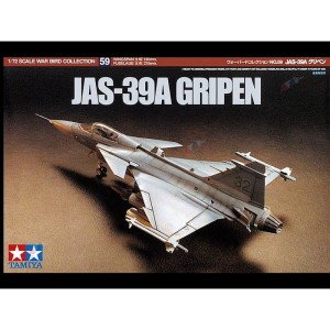 Myśliwiec JAS-39A Gripen w skali 1:72, Tamiya 60759