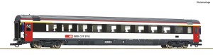 Wagon osobowy Eurocity 1. kl. typu Apm H0-1:87 SBB ep. VI, Roco 74634, NA ZAMÓWIENIE 