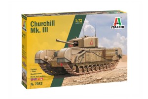 Czołg Churchill Mk. III w 1:72, Italeri 7083
