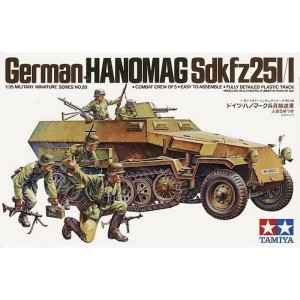 Niemiecki transporter opancerzony Hanomag Sd.Kfz. 251/1 w 1:35, Tamiya 35020