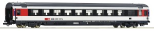 Wagon osobowy Eurocity 2. kl. typu Bpm H0-1:87 SBB ep. VI, Roco 74282
