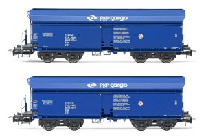 Zestaw 2 wagonów samowyładowczych Fals H0-1:87 PKP Cargo ep. VI, Rivarossi HR6522