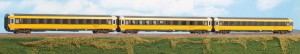 Zestaw 3 wagonów 4-osiowych osobowych RegioJet ep. VI H0-1:87, ACME 55174