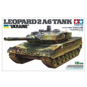 Czołg Leopard 2 A6 tank Ukraine 1:35, Tamiya 25207