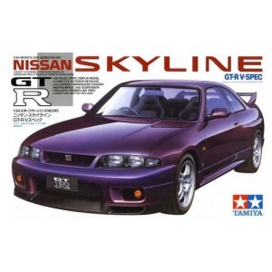 Samochód Nissan Skyline GT-R V-SPEC (R33)  1:24, Tamiya 24145