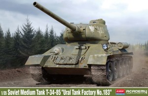 T-34-85 Ural Tank Factory No.183 (polskie malowanie) w 1:35, Academy 13554