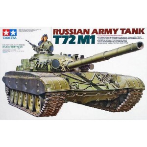 Sowiecki (russian) czołg tank T72M1 w skali 1:35, Tamiya 35160