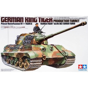Czołg niemiecki ciężki King Tiger 1:35 Production Turret, Tamiya 35164, NA ZAMÓWIENIE