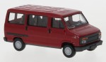 Citroen C25 Bus, ciemno czerwony 1982 r. skala H0-1:87, Brekina 34907