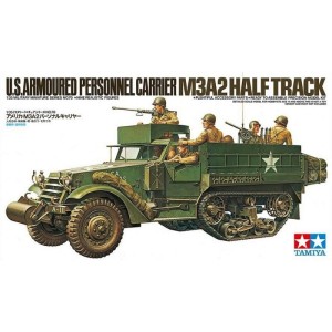 U.S. Armored Personnel Carrier M3A2 Half-Track w 1:35, Tamiya 35070