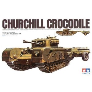 Czołg brytyjski British Churchill Crocodile  w 1:35, Tamiya 35100