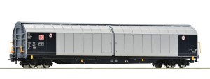 Wagon z przesuwnymi ścianami Habbiins H0-1:87 DB-AG ep. VI, Roco 76488.B
