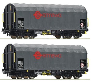 Wagony plandekowe Shimmns H0-1:87 Ermewa ep. VI, Roco 76039, NA ZAMÓWIENIE