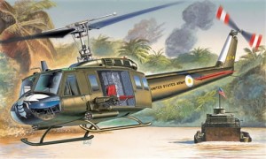 Helikopter UH - 1D SLICK  1:72, Italeri 1247