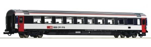 Wagon osobowy Eurocity 2. kl. typu Bpm H0-1:87 SBB ep. VI, Roco 74636, NA ZAMÓWIENIE 