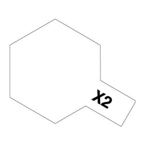 Farba akrylowa X-2 Tamiya Gloss White 10 ml, Tamiya 81502