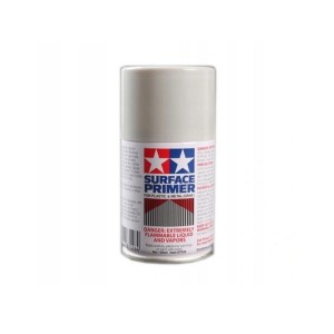 Spray Surface Primer for Plastic & Metal (Gray), Tamiya 87026