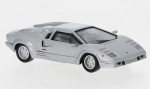 Lamborghini Countach 25th Anniversary, srebny 1989, skala H0-1:87, Ricko 38341