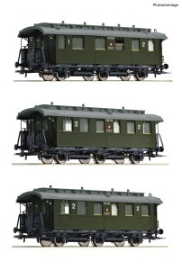 Zestaw 3 wagonów osobowych H0-1:87 PKP ep. III, Roco 6200059, NA ZAMÓWIENIE