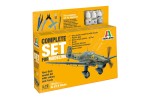Samolot Junkers Ju-87B Stuka 1:72 z klejem, pędzlem, farbami, precyzyjna pęseta, dwustronnym papierem ściernym i cążkami, Italeri 72010