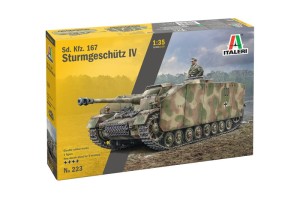 Niemiecki czołg Sd.Kfz. 167 Sturmgeschütz IV w skali 1:35, Italeri 0223, NA ZAMÓWIENIE