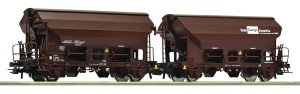 Zestaw 2 wagonów samowyładowczych Tdrrs H0-1:87 OBB ep. V-VI, Roco 76022, NA ZAMÓWIENIE